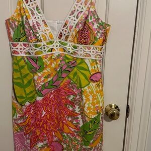 Trina Turk Dress. Vibrant floral. Sundress/cocktail. Size 6